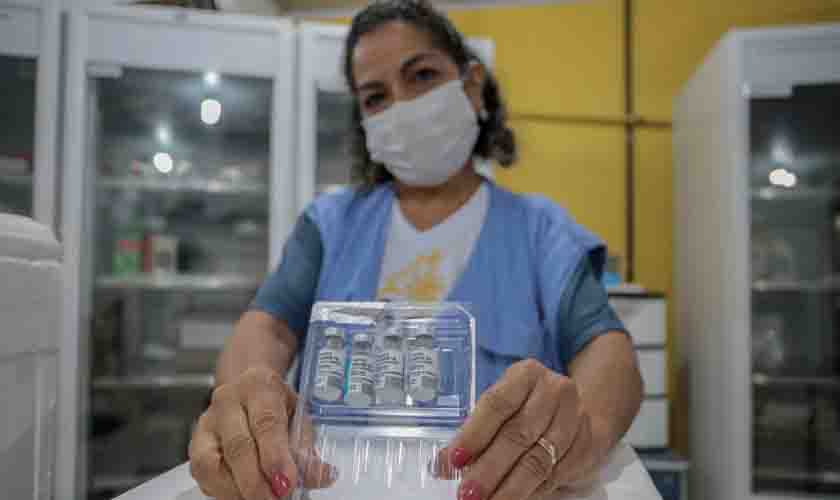 Imunização contra a Covid-19 chega a 60% da população vacinável de Porto Velho