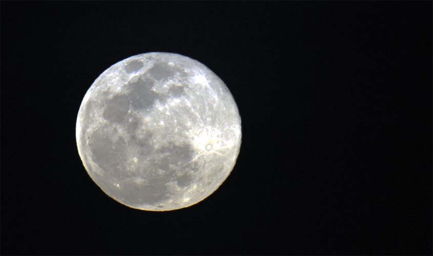 Noite desta quarta-feira terá Superlua Azul