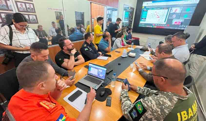 MPRO delibera sobre enfrentamento às queimadas em Rondônia junto ao Corpo de Bombeiros na capital