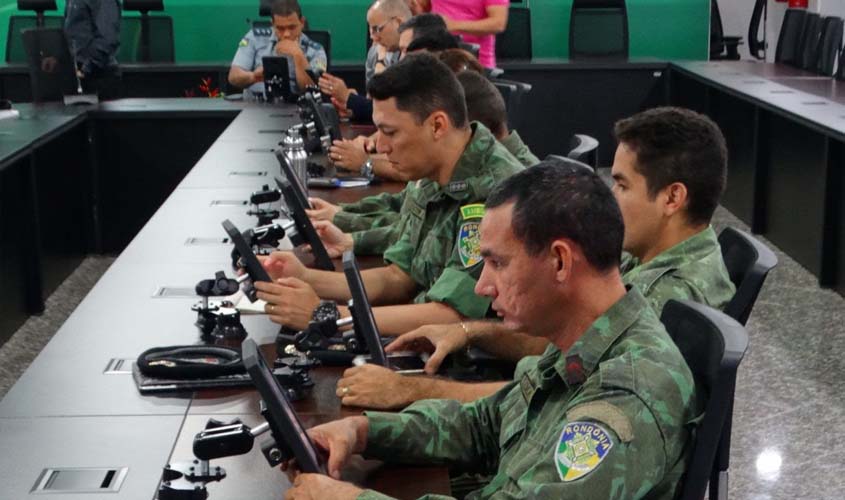Policiais de Rondônia participam de treinamento para atuação com sistema de registro online de ocorrências