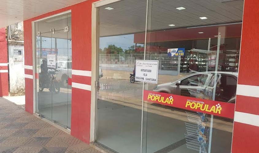 Falta de profissional habilitado provoca interdição de farmácia em Ji-Paraná