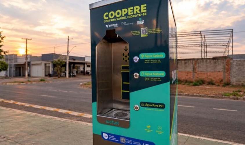 Linha 605 ganha ponto de hidratação para pessoas e pets