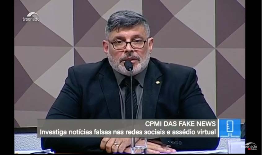 Ao vivo: deputado Alexandre Frota fala à CPI das Fake News 
