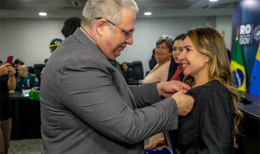 Comunicação do Governo de Rondônia recebe Medalha da Ordem do Mérito da Casa Militar