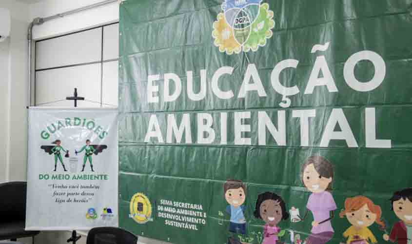 Projeto da Prefeitura de Porto Velho leva ações educativas ambientais às escolas