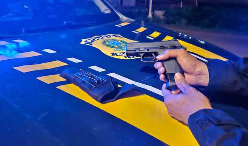 PRF prende homem por receptação e porte ilegal de arma de fogo em Porto Velho/RO