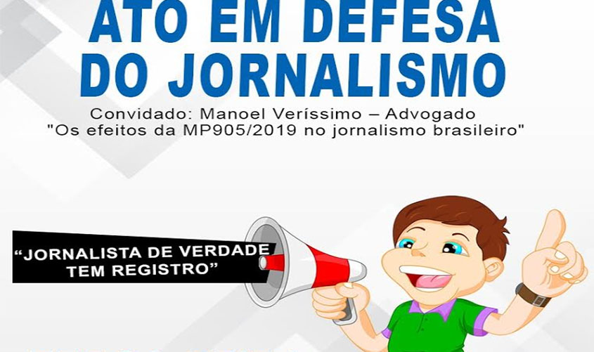 Medida que extingue registro profissional de jornalistas será tema de debate na Câmara Municipal de Porto Velho
