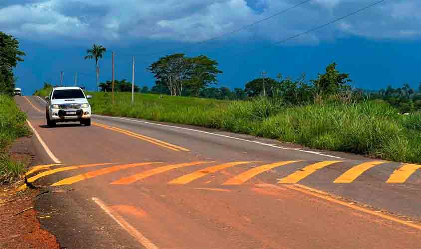 Governo de RO trabalha na melhoria da sinalização de rodovias estaduais