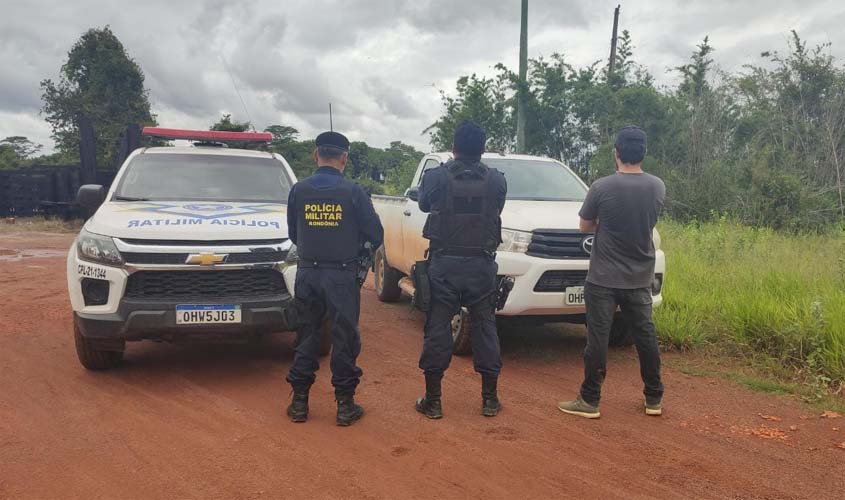 Policiais Militares do 6º BPM recuperam camionete roubada em Campo Novo