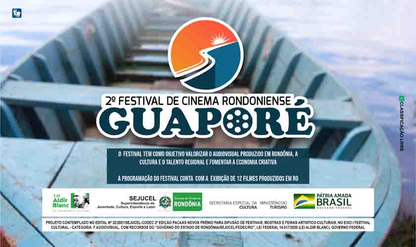 Segunda edição do Festival de Cinema Rondoniense Guaporé promoveu valorização da produção audiovisual de RO