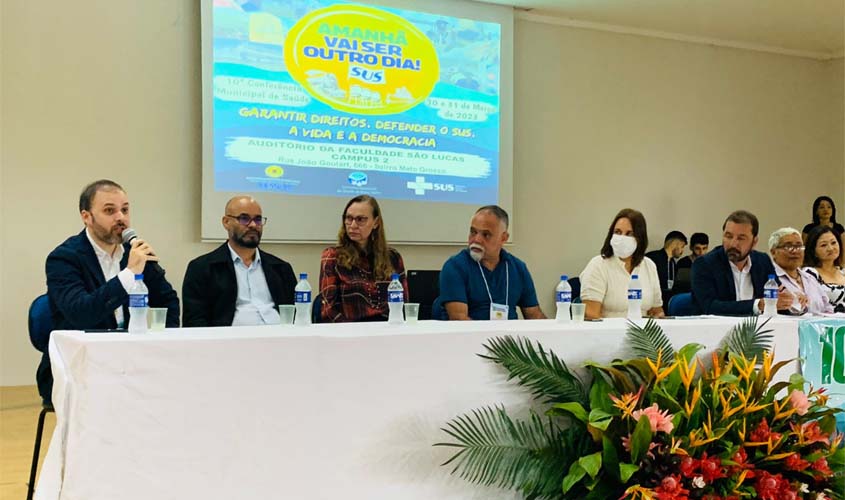 Cremero participa da abertura de Conferência de Saúde em Porto Velho