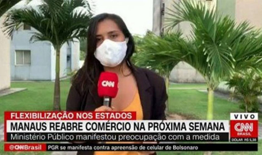 Jornalista indígena nascida em Rondônia desmaia após reportagem ao vivo na CNN Brasil