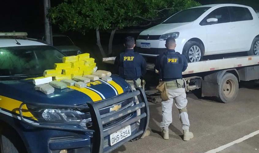 Em Porto Velho/RO, PRF apreende 23 Kg de Cocaína em caminhão-cegonha