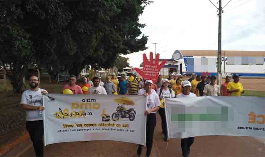 Campanha 'Paz no Trânsito Começa por Você' mobiliza servidores em todo o estado