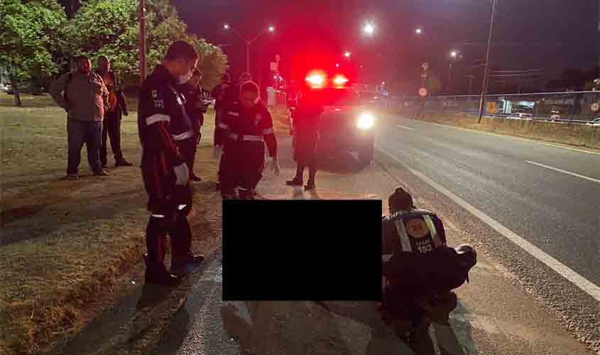 Motociclista morre tragicamente após bater contra mureta na BR-364 em Porto Velho