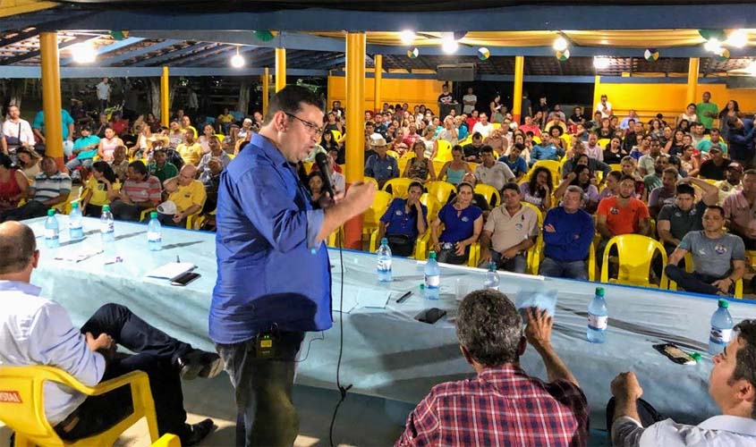 Ezequiel Júnior reúne centenas em Machadinho durante lançamento de candidatura