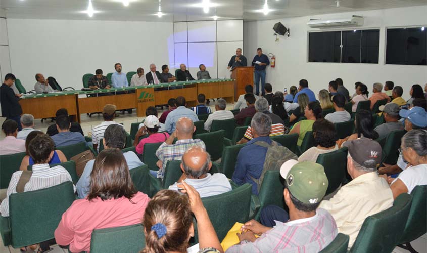 Assentados de Porto Velho e Nova Mamoré terão propriedade regularizada e assistência técnica rural com projeto de Desenvolvimento Territorial