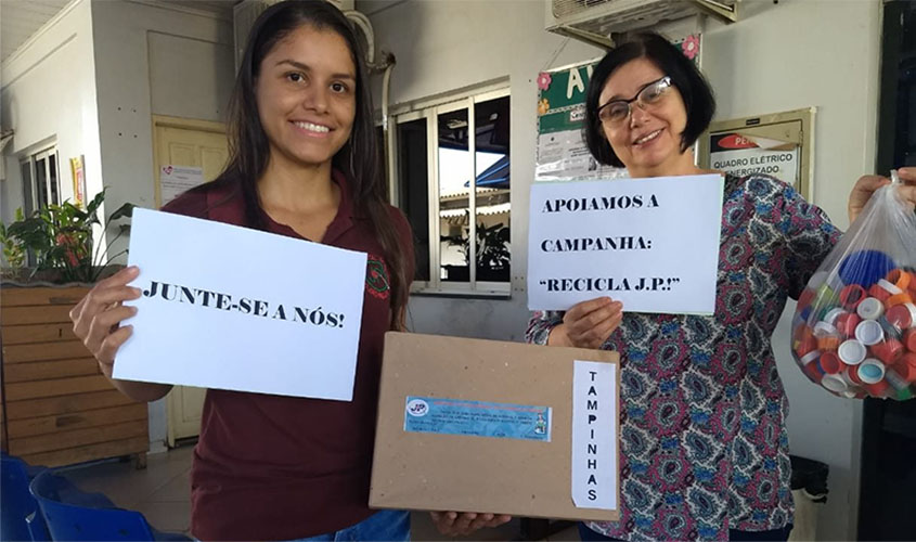 Servidores do João Paulo II incentivam coleta seletiva com a campanha “Recicla JP”