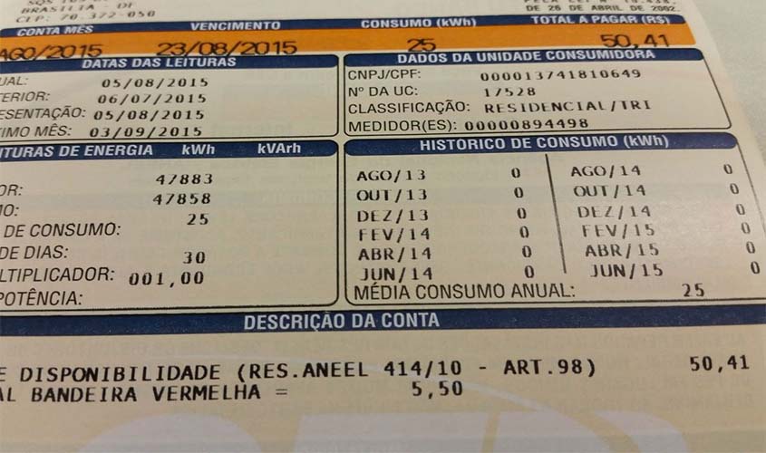 Conta de luz para os brasileiros em 2020 pode ter aumento de 2,42%