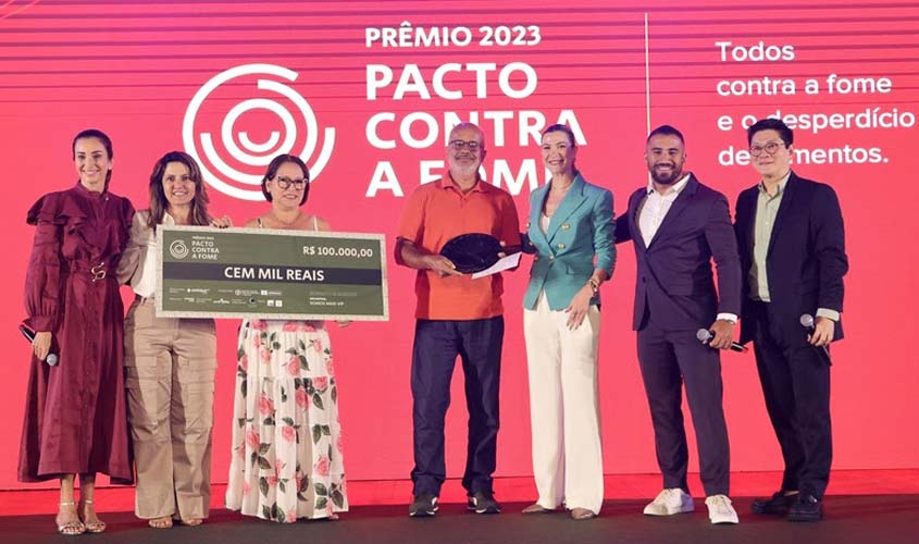 Prêmio Pacto Contra a Fome tem vencedor de Rondônia