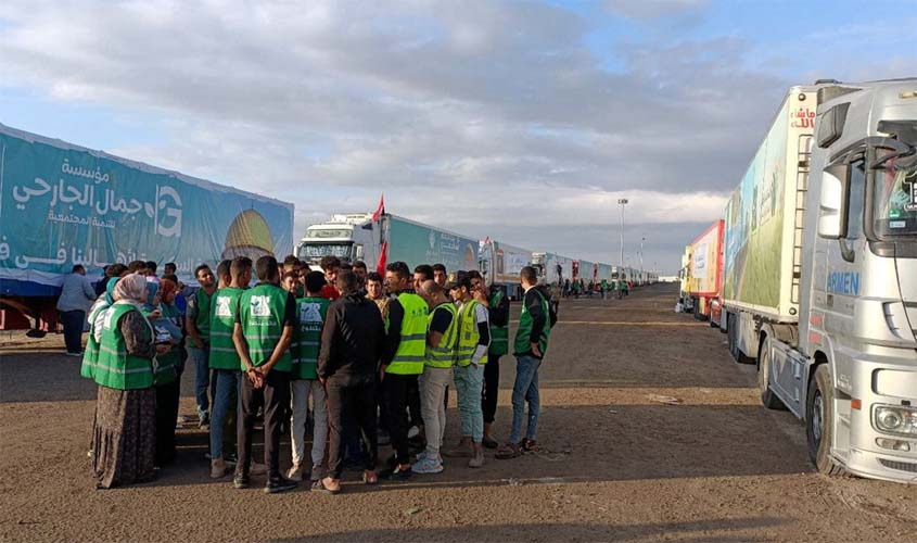 Alimentos doados pelo MST seguem para Faixa de Gaza em avião da FAB