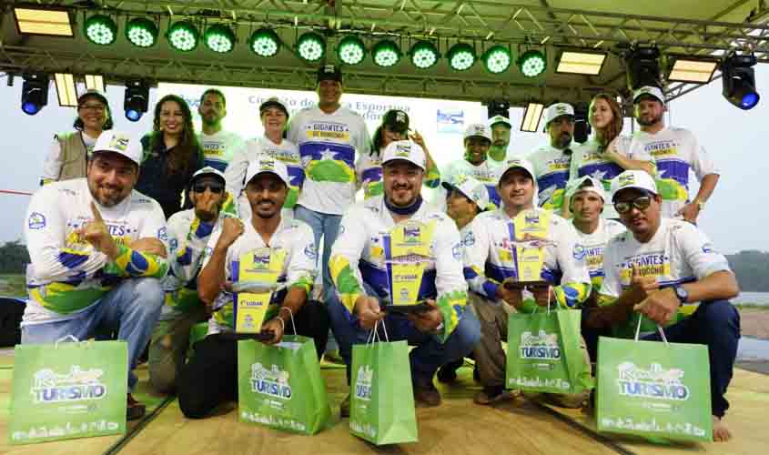 Etapa do Campeonato de Pesca Esportiva 'Gigantes de Rondônia' é realizada com sucesso