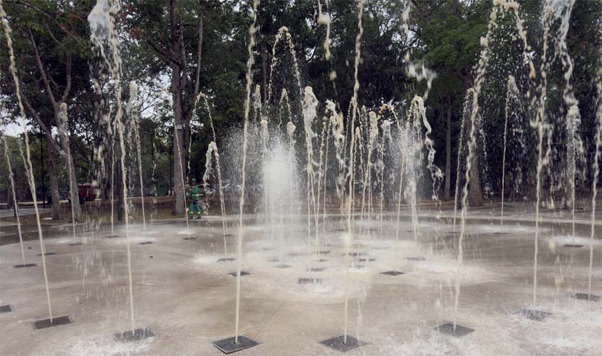 Fonte do Parque Circuito terá horário especial no feriado de Finados