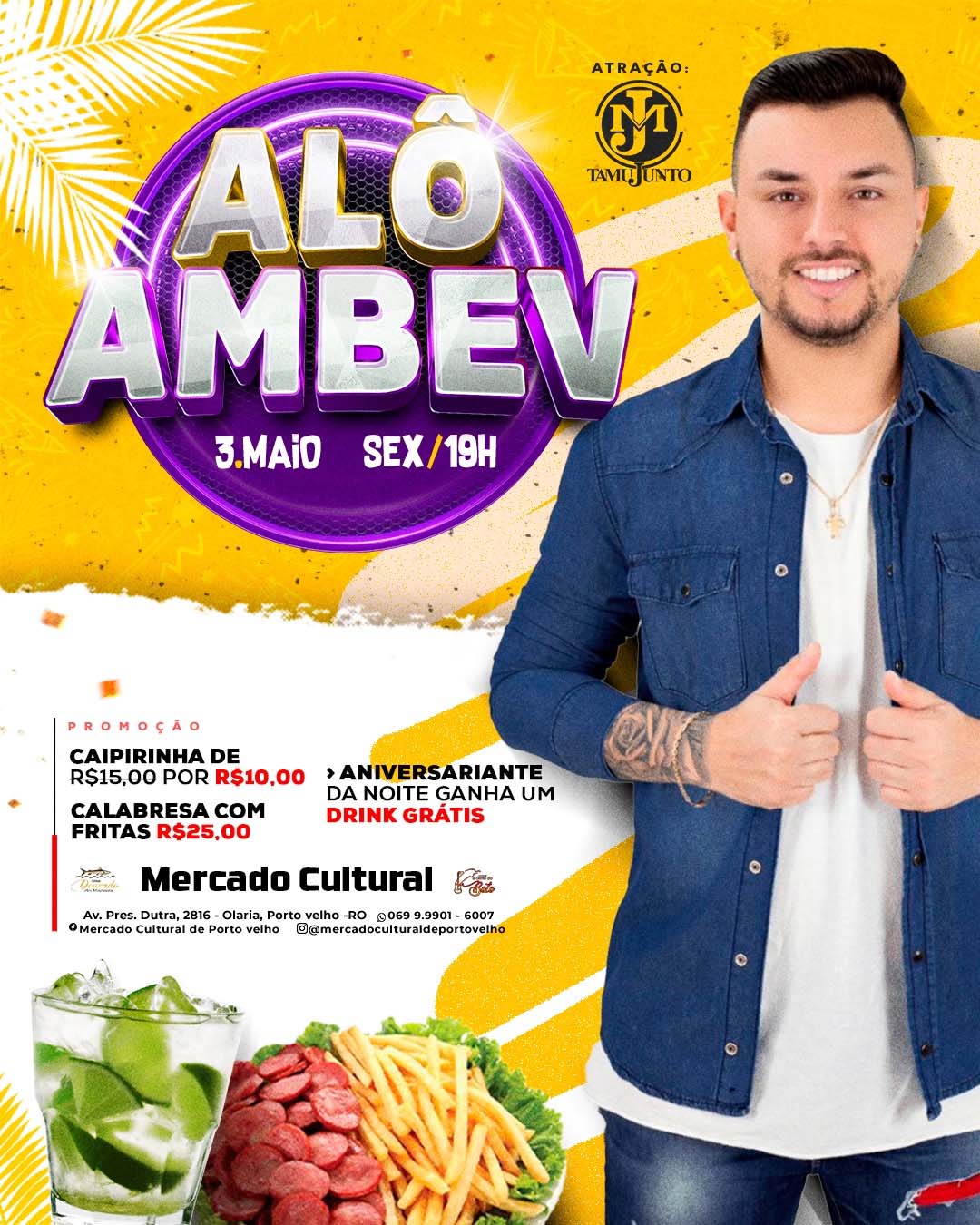 Hoje tem show do grupo Tamujunto no Mercado Cultural | Tudo Rondônia -  Independente!