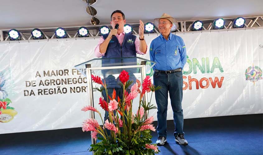 Maurão de Carvalho destaca força produtiva do Estado na abertura da Rondônia Rural Show