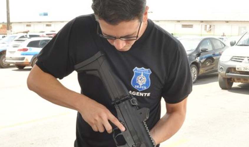 Sistema penitenciário em Guajará-Mirim recebe novos investimentos em armas e viaturas