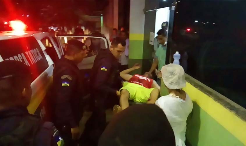 Policial reage  a assalto e acaba sendo baleado na Zona Norte da capital