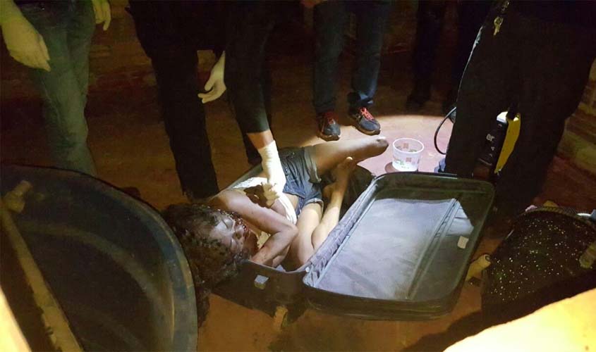 Corpo de mulher é encontrado dentro de mala na capital 