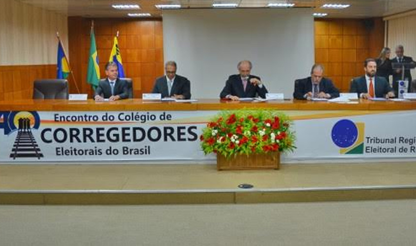 Em Porto Velho, solenidade de abertura do 40º Encontro do Colégio de Corregedores Eleitorais do Brasil é realizada no TRE-RO