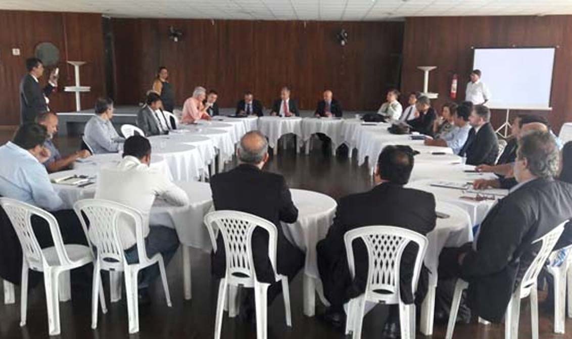 Germano Soares, Vice-Presidente da CONACATE, participa da reunião de diretoria da entidade