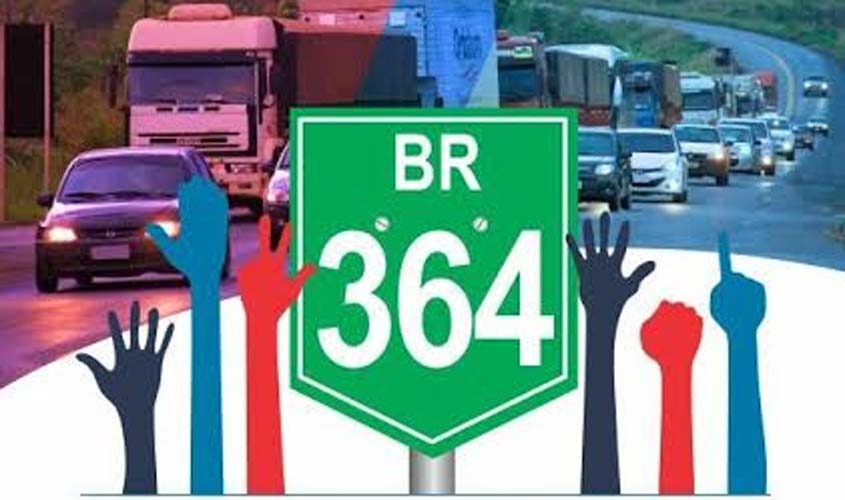 Duplicação da BR-364 será debatida em audiência pública do Senado em Porto Velho